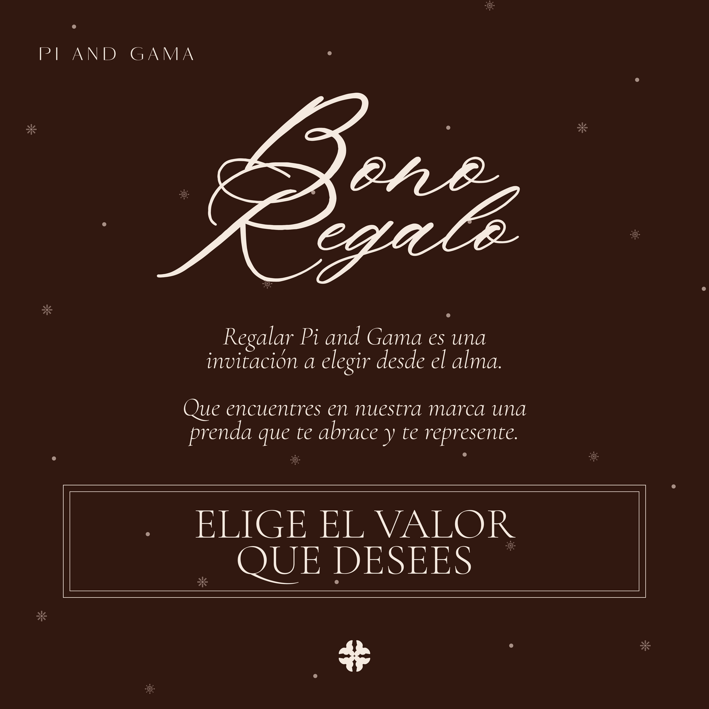 Bono de Regalo PI AND GAMA