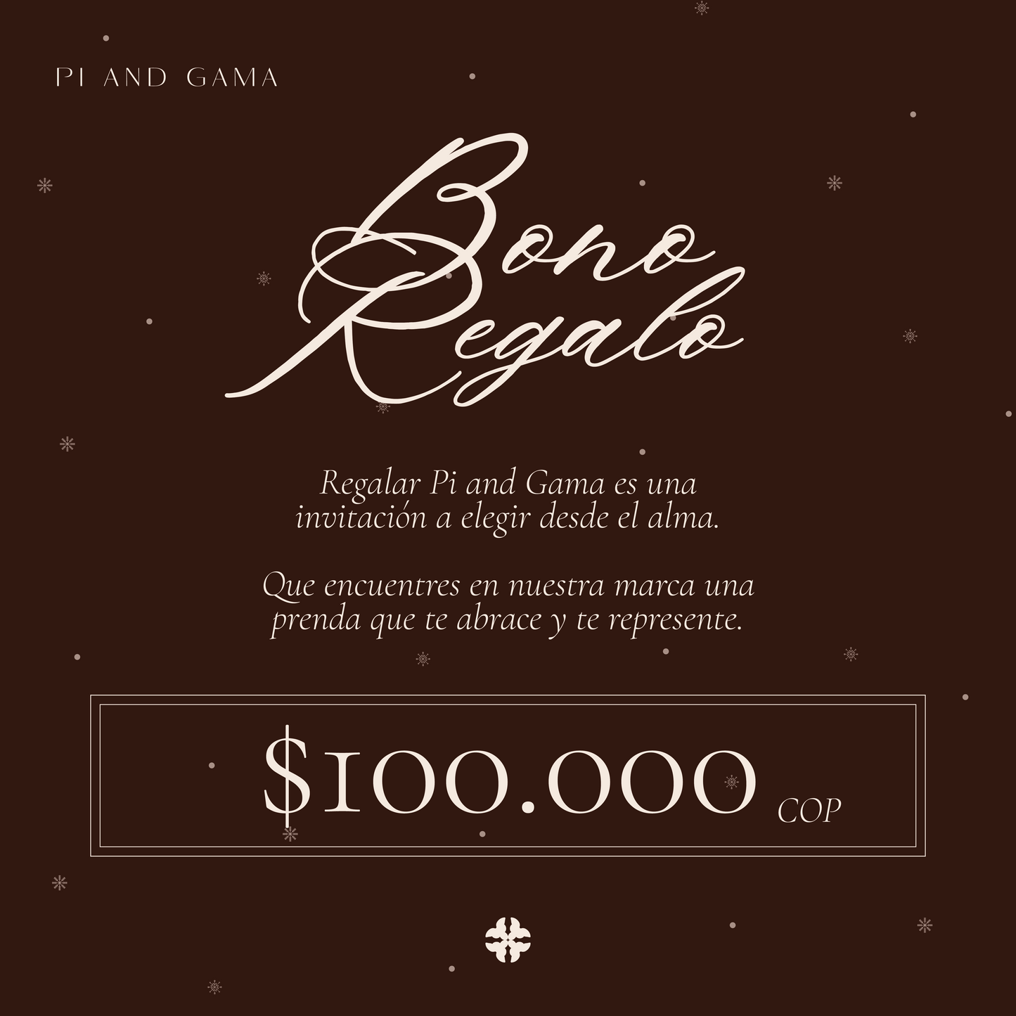 Bono de Regalo PI AND GAMA